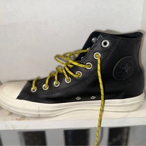 Converse high top sneakers 8.5M leather